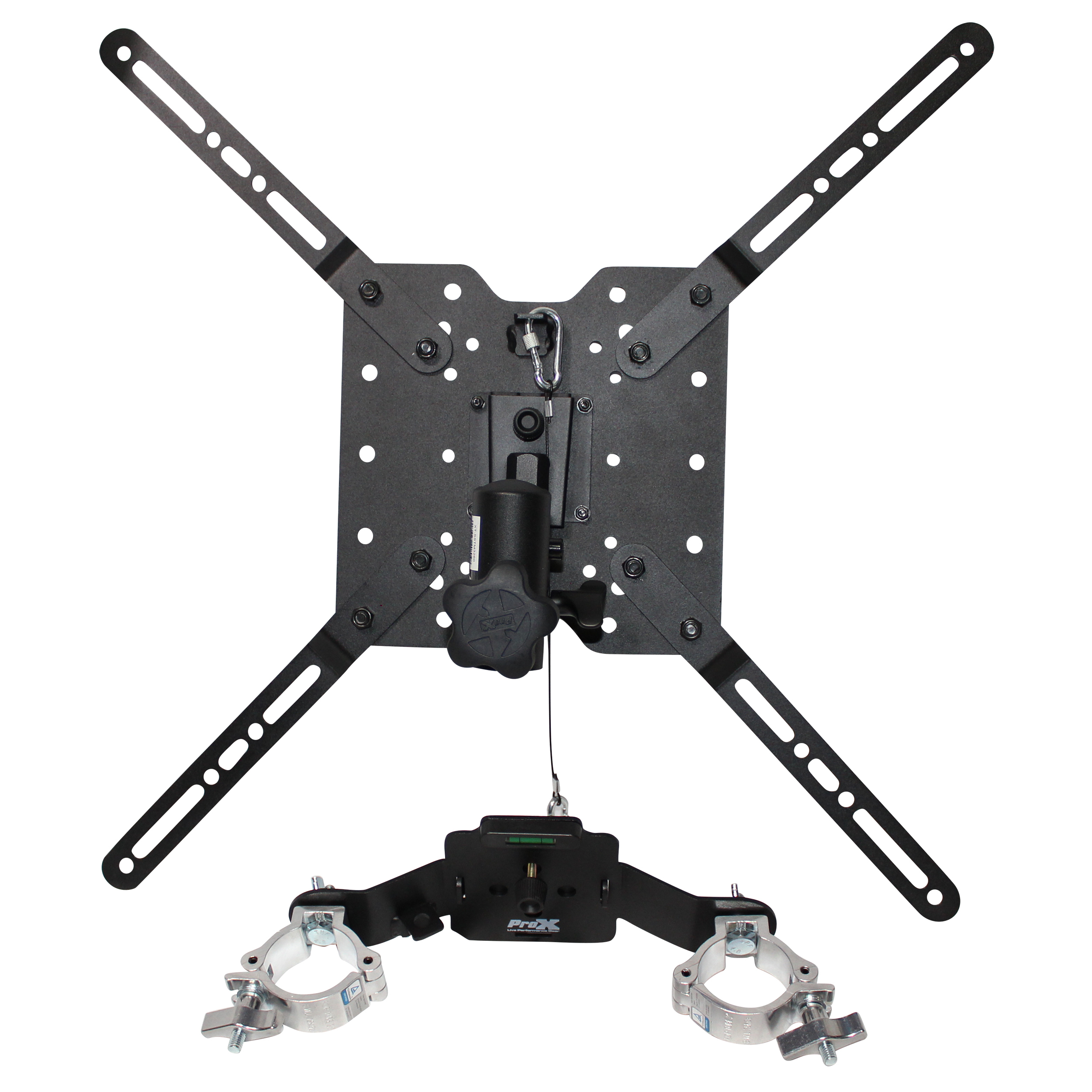 Universal 32" to 80" TV Bracket Clamp For Truss or Speaker Stands