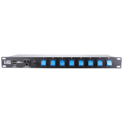 Eliminator E-107USB Rack Mount Power Center